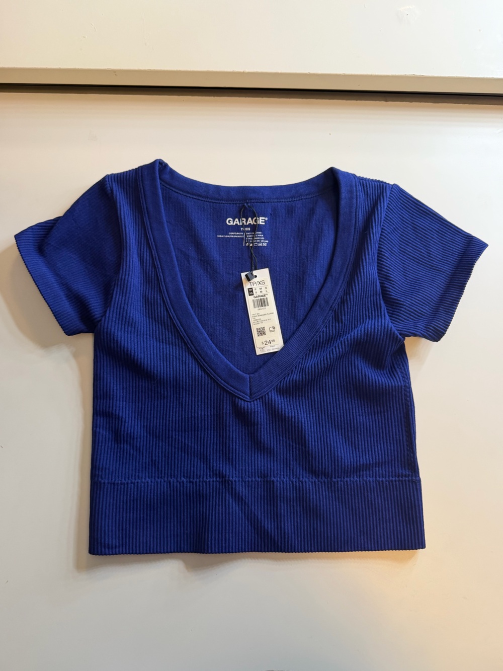 NWT Garage Plunge Tee